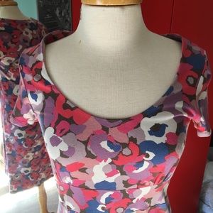 Boden Flower Patterned Cotton Size 10 Dress